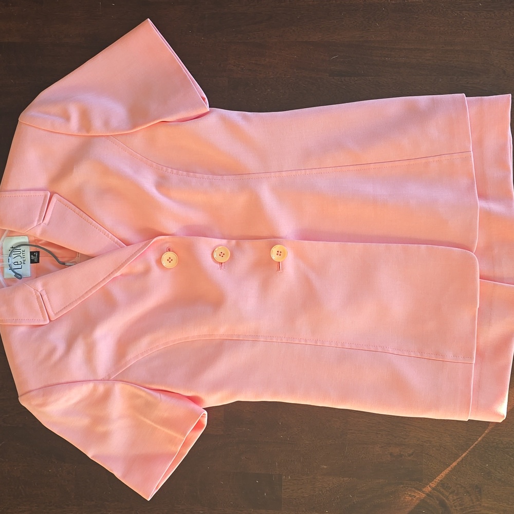 Peach Le Suit 4 Petite Skirt Suit